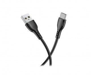 Кабель USB - Type-C Axtel AX51, 2.4A, 100см, черный