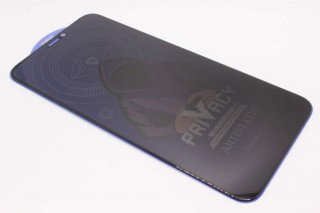 Защитное стекло iPhone XR, 11, черное, антишпион, MTB