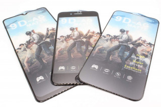 Защитное стекло Samsung A205FN Galaxy A20, A30, A50, Honor 9A и др, черное, матовое, MTB