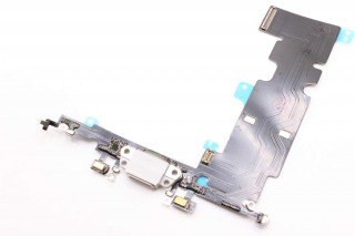 Шлейф iPhone 8+ Plus с разъемом зарядки, белый, К-3