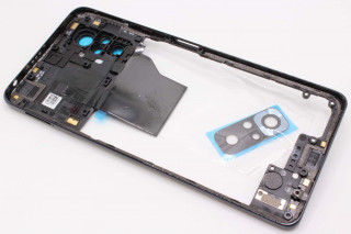 Средняя часть корпуса Xiaomi Redmi Note 10 Pro, со стеклом камеры, черный, К-1