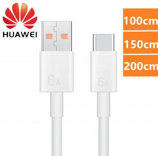 Кабель USB - Type-C Huawei 6A, 100см, оригинал