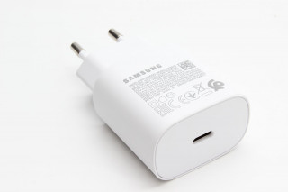 СЗУ Samsung EP-TA800 25W + кабель EP-DN970 Type-C - Type-C, белое, оригинал