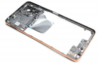 Средняя часть корпуса Xiaomi Redmi Note 10 Pro, со стеклом камеры, бронза (золото), К-1