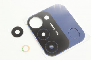 Стекло камеры Tecno Spark 8C (KG5N), Spark Go 2022 (KG5M) c синей панелью