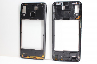 Средняя часть корпуса Samsung A205 Galaxy A20, черный, К-2
