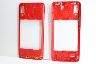 Средняя часть корпуса Samsung A205 Galaxy A20, красный, К-2