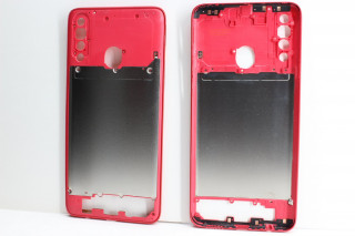 Средняя часть корпуса Samsung A207 Galaxy A20s, красный, К-2