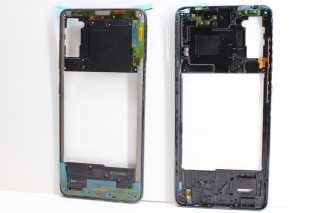 Средняя часть корпуса Samsung A415 Galaxy A41, черный, К-2