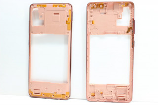 Средняя часть корпуса Samsung A515 Galaxy A51, розовое золото, К-2