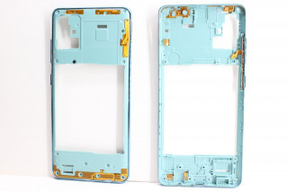 Средняя часть корпуса Samsung A515 Galaxy A51, голубой, К-2