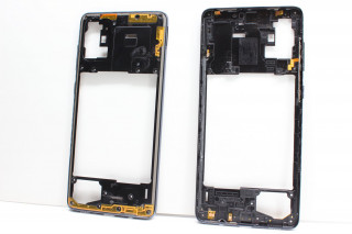 Средняя часть корпуса Samsung A715 Galaxy A71, черный, К-2