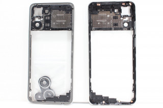 Средняя часть корпуса Realme 10 4G (RMX3630), серебро (белый), К-2