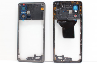 Средняя часть корпуса Xiaomi Poco X5 Pro 5G, Redmi Note 12 Pro Speed Edition, черный, К-1