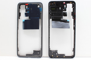 Средняя часть корпуса Xiaomi Redmi Note 10, Note 10S, Poco M5S, черный (серый), К-1