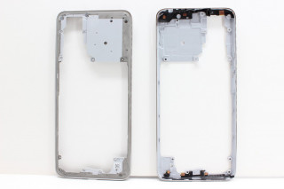 Средняя часть корпуса Xiaomi Redmi Note 11S, Note 11, серебро (белый), К-2