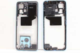 Средняя часть корпуса Xiaomi Redmi Note 12 4G, голубой, К-2