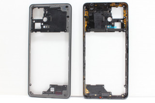 Средняя часть корпуса Xiaomi Redmi Note 12 Pro+ Plus 5G, черный, К-1