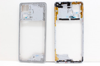 Средняя часть корпуса Xiaomi Redmi Note 12 Pro+ Plus 5G, серебро (белый), К-1