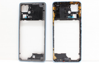 Средняя часть корпуса Xiaomi Redmi Note 12 Pro+ 5G, голубой, К-1