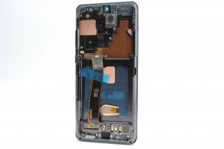 Дисплей Samsung G988F Galaxy S20 Ultra, черный, в рамке, AMOLED, К-1
