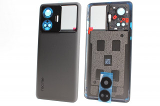 Задняя крышка Realme GT3 (RMX3709), GT NEO 5 (RMX3706), черный, со стеклом камеры, оригинал