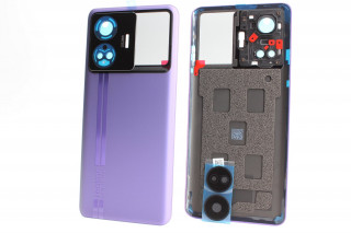 Задняя крышка Realme GT3 (RMX3709), GT NEO 5 (RMX3706), фиолетовый, со стеклом камеры, оригинал