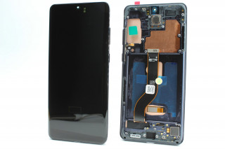 Дисплей Samsung G985F Galaxy S20 Plus, черный, в рамке, AMOLED, К-1