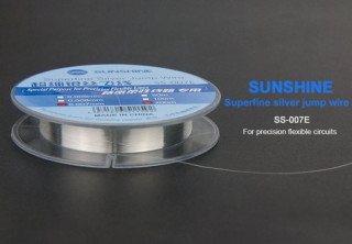 Серебряная нить для перемычек Sunshine SS-007E (0.007 мм, 200 м)