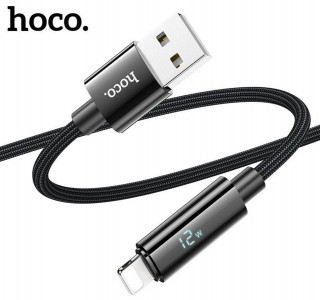 Кабель USB - Lightning HOCO U125 с дисплеем, 120 см