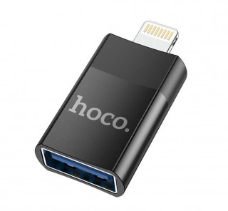 Адаптер HOCO Lightning Male To USB female, UA17, поддержка OTG