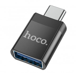 Адаптер HOCO Type-C Male To USB female, UA17, поддержка OTG