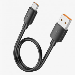 Кабель USB - Type-C HOCO X96, 6A, 100W, 25см, черный