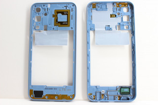 Средняя часть корпуса Samsung A155 Galaxy A15, синий, К-1