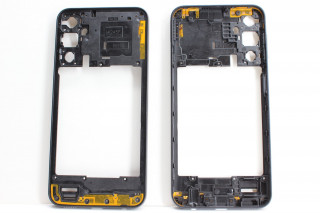 Средняя часть корпуса Samsung A245F Galaxy A24, черный, К-1