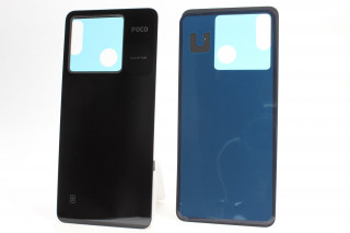 Задняя крышка Xiaomi Poco X6 5G, черный, К-1