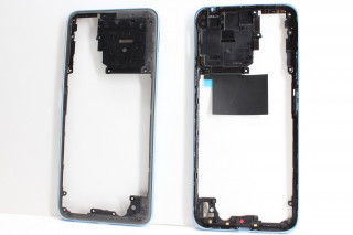 Средняя часть корпуса Xiaomi Redmi Note 12S, голубой, оригинал с разбора
