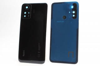 Задняя крышка со стеклом камеры Xiaomi Redmi Note 12S, черный, К-1