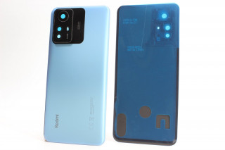 Задняя крышка со стеклом камеры Xiaomi Redmi Note 12S, голубой, К-1