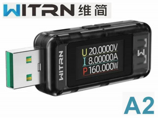 USB тестер WITRN A2, черный