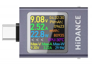 USB тестер Atorch (HiDance) HDC-085C, серый