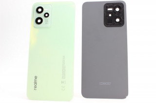 Задняя крышка Realme C35 (RMX3511) со стеклом камеры, зеленый, К-1