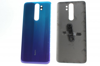 Задняя крышка Xiaomi Redmi Note 8 Pro со стеклом камеры, синий, К-2