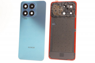 Задняя крышка Honor X8a (CRT-LX1) со стеклом камеры, синий, оригинал