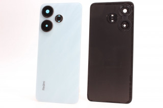 Задняя крышка Xiaomi Redmi 13 4G со стеклом камеры, голубой , К-2