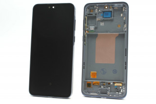 Дисплей Samsung A556 Galaxy A55 5G, OLED full size, в синей (черной) рамке, K-1