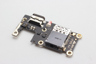 Нижняя плата (шлейф) Xiaomi Mi 11T (21081111RG), 11T Pro (2107113SG), с разъемом зарядки и считывателем SIM, К-1