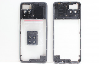 Средняя часть корпуса Realme 8i (RMX3151), черный, К-2