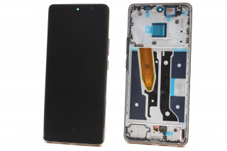Дисплей Realme 11 Pro (RMX3771), 11 Pro+ Plus 5G (RMX3741), AMOLED, в золотой рамке, оригинал с разбора