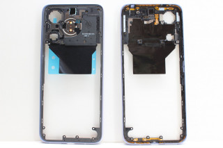 Средняя часть корпуса Poco M6 4G, фиолетовый, оригинал